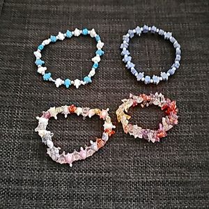 Set of 4 Stretch Bracelets